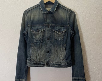 Chaqueta vaquera desgastada vintage de Ralph Lauren (XS)