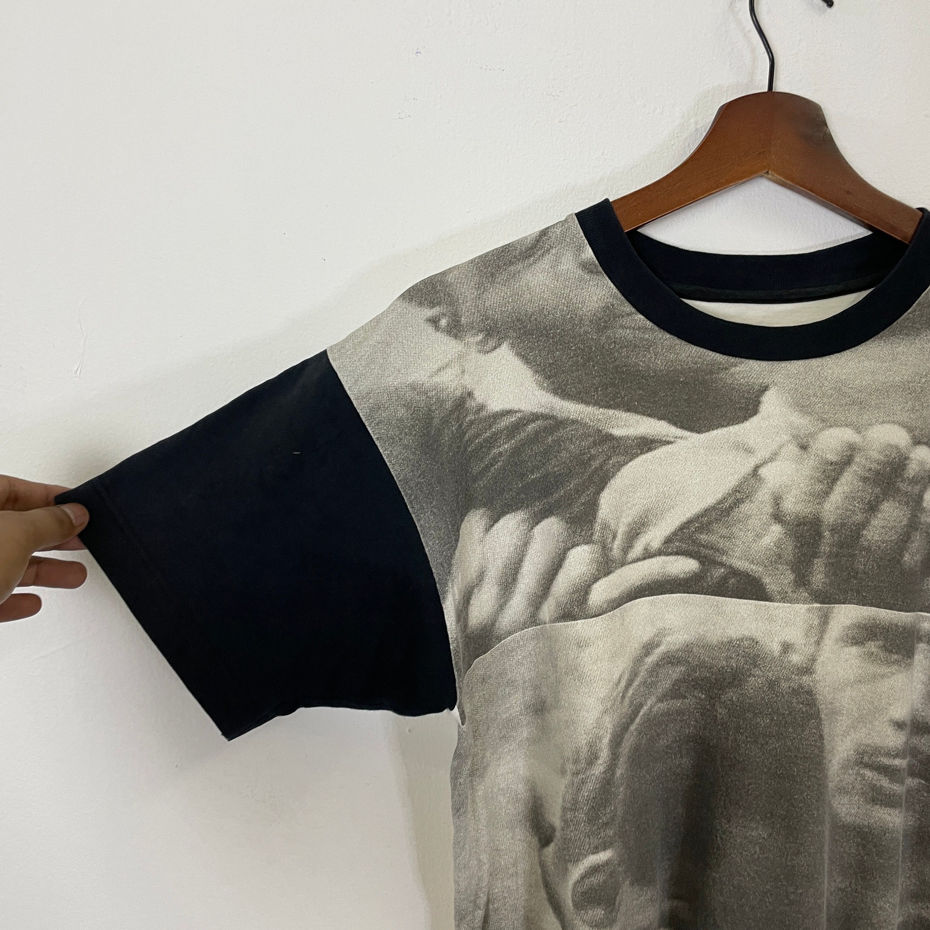 トップス 90s- agnes b. long t-shirt crewneck used Vintage 90s Agnes B Fullprint Tee Vintage 90s Agnes B