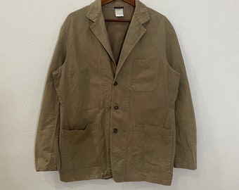 Giacca vintage Vetra Le Lude France con bottoni, marchio giapponese, abbigliamento casual, capospalla, giacca da lavoro robusta, taglia M
