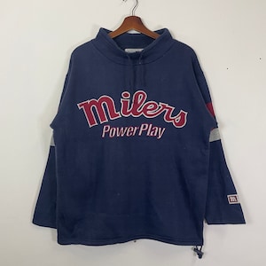 Vintage 90s Milers Embroidery Big Logo Sweatshirt Vintage 90s Milers Pullover Sweatshirt Size L