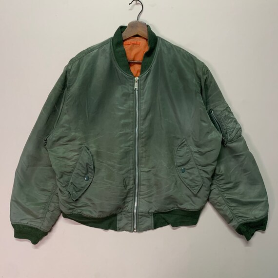 Vintage Uniqlo Jacket Vintage Uniqlo Bomber Flight Jacket Vintage Uniqlo Zipper Ups Bomber Jacket Size XXL