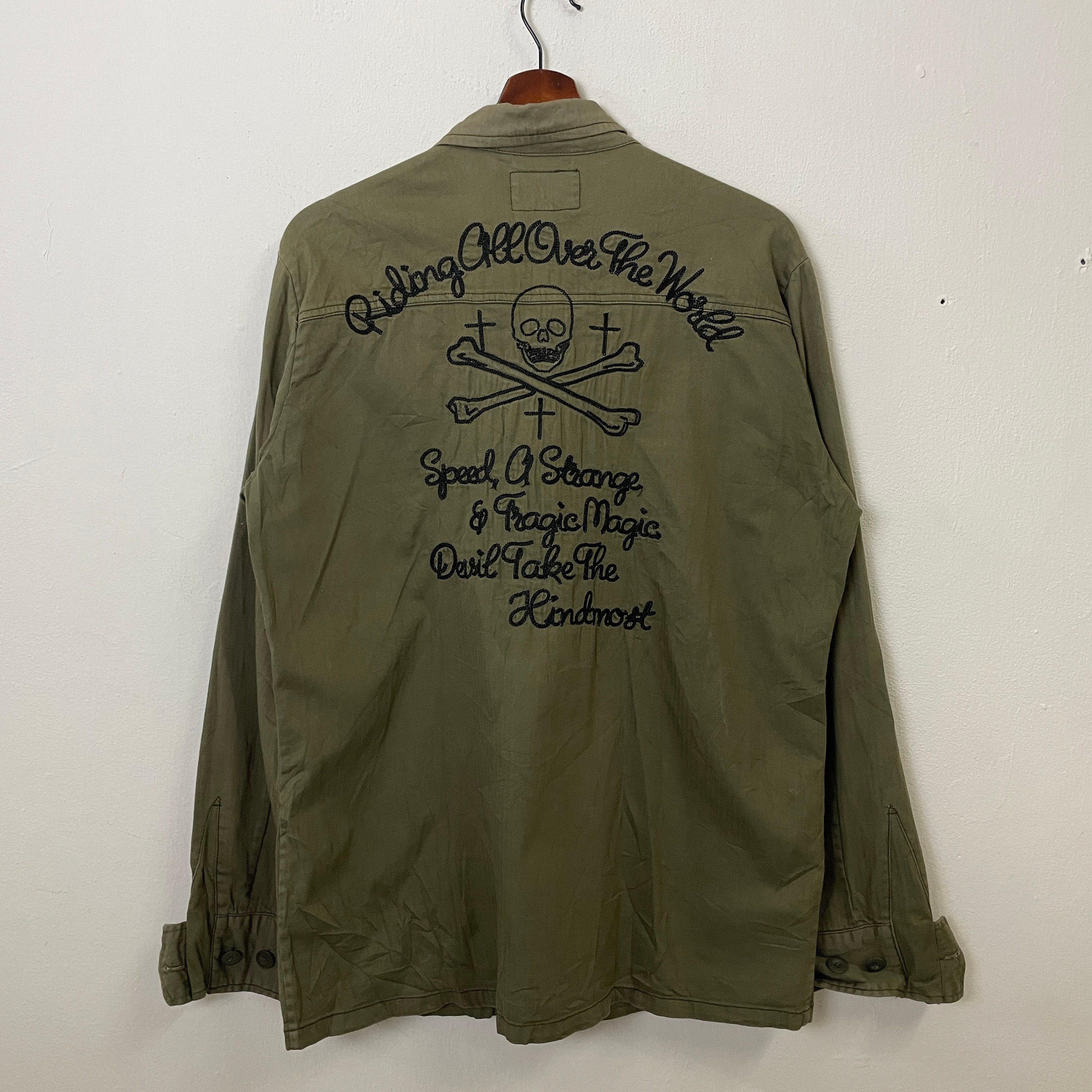 Vintage Stooge & Co Army Skulls Jacket Vintage Stooge Co Military