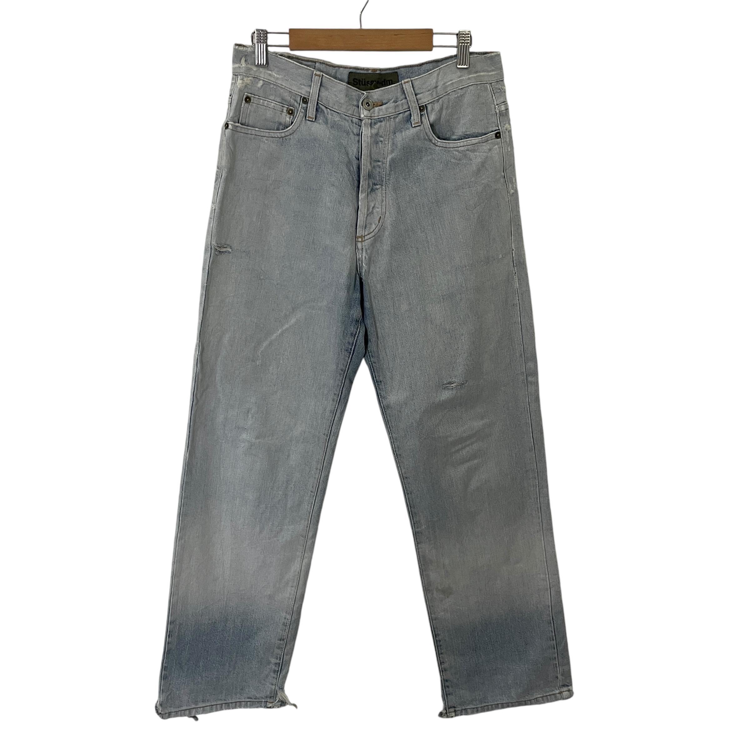 Vintage Stussy.dm Denim Vintage Stussy.dm Distressed Denim