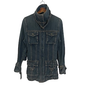 Vintage Japanese Designer Jacket Vintage Japanese Brand Denim Jacket Size S