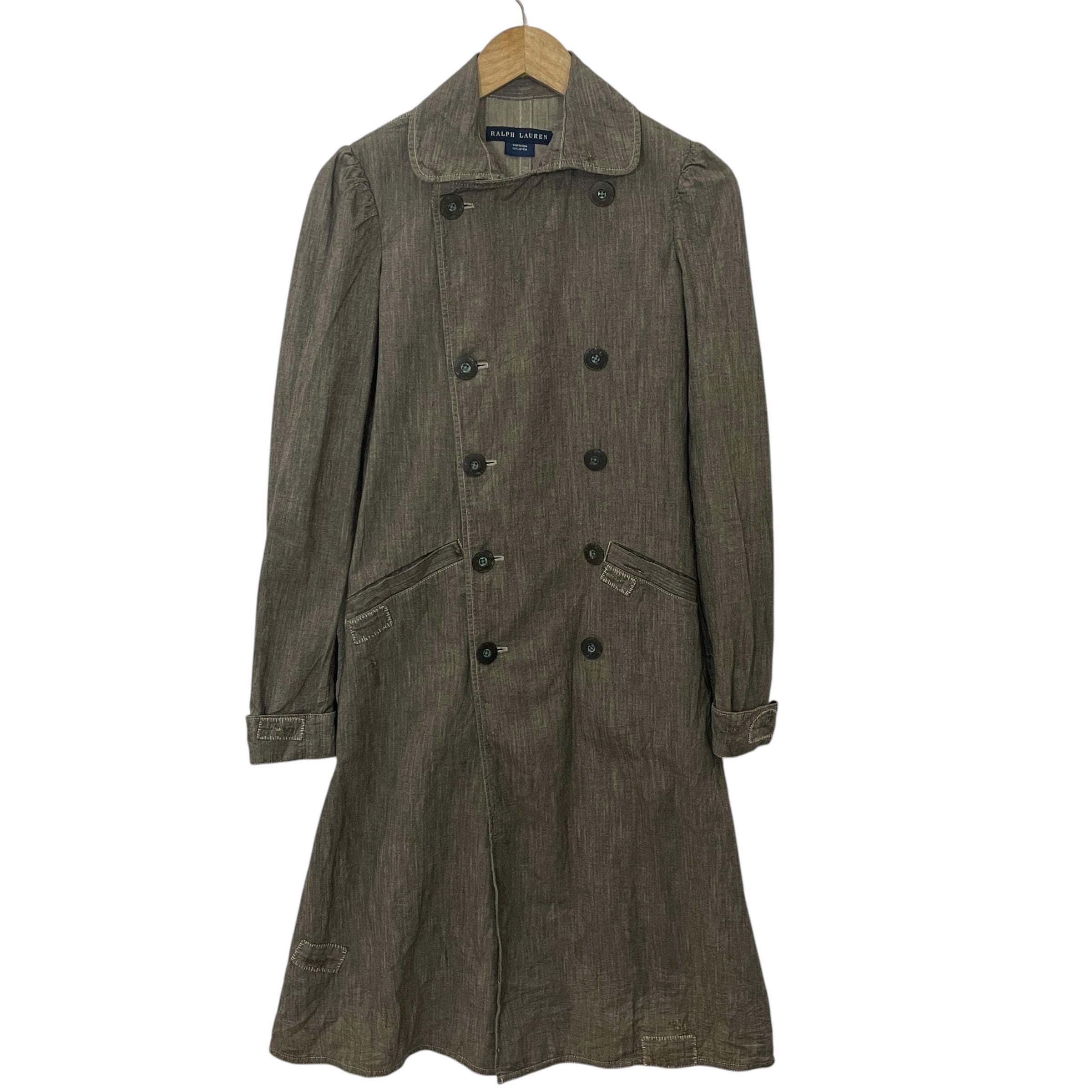 Vintage Ralph Lauren Trench Coat - Etsy