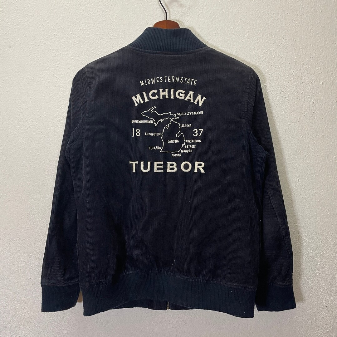 ジャケット citybreeze Corduroy padded jumper_NAVY SWJGLITTR Men's Corduroy Bomber Jacket Lightweight Full Zip