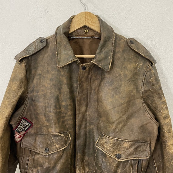 Vintage Schott Leather Jacket Vintage 90s Schott Leather