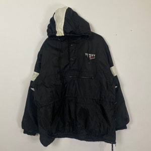 Vintage Tommy Jacket Vintage Tommy Embroidery Small Logo Jacket Vintage Tommy Zipper Up Jacket Size XXL
