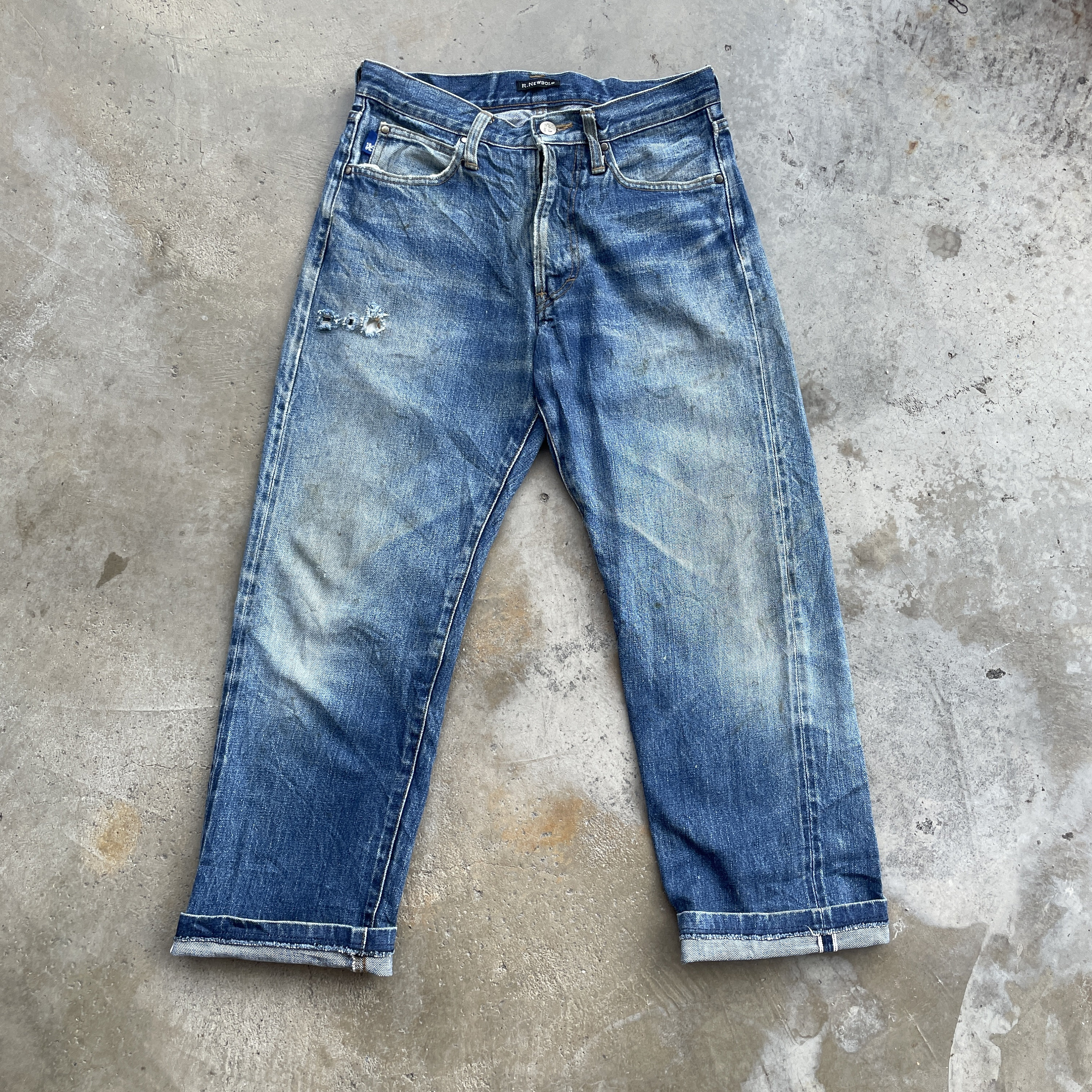 Vintage R.newbold Distressed Denim Jeans Vintage R.newbold