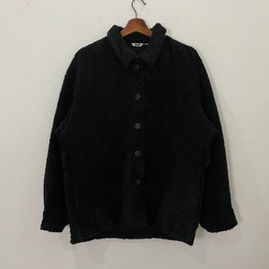 Vintage Uniqlo X Lemaire Jacket Vintage Uniqlo X Lemaire Sherpa Fleece Jacket Vintage Uniqlo X Lemaire Button Ups Jacket Size L