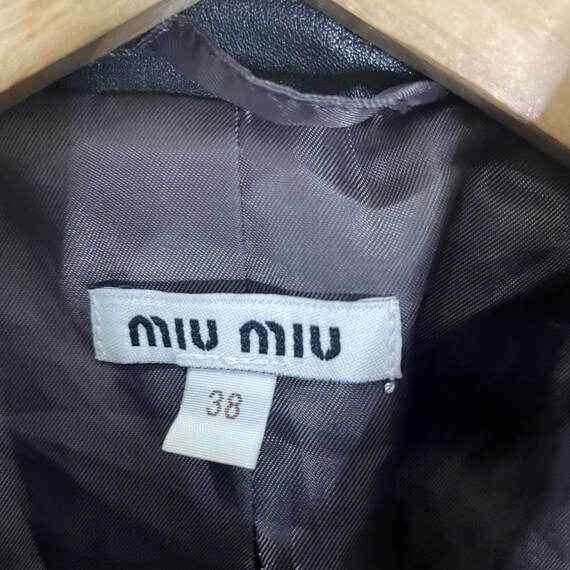 Vntage Y2k Miu Miu Jacket Vintage Y2k Miu Miu By … - image 5