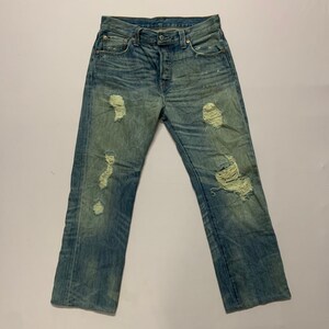 Vintage Levis 501 Nice Design Denim Jeans Vintage Levis 501 Distressed Denim Jeans Size 31