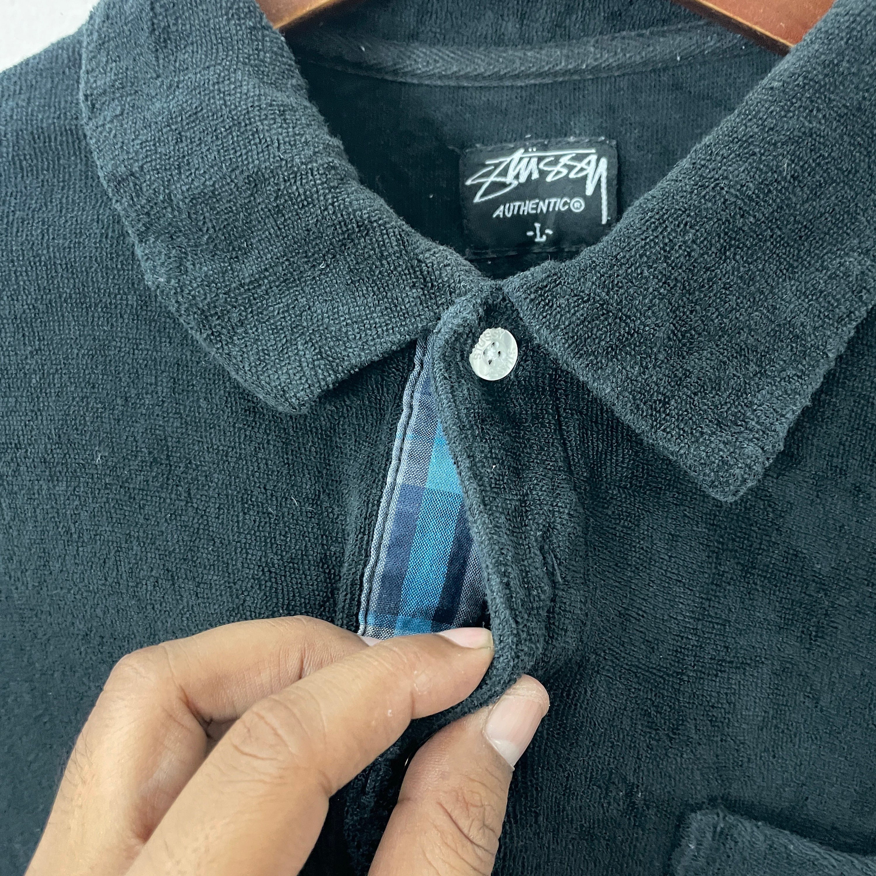 Vintage Stussy Polos Shirts Vintage Stussy Small Logo Polos Shirts