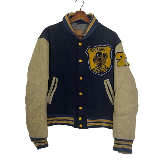 Vintage Golden Bear Baseball Champs 1984 Jacket Vintage Golden