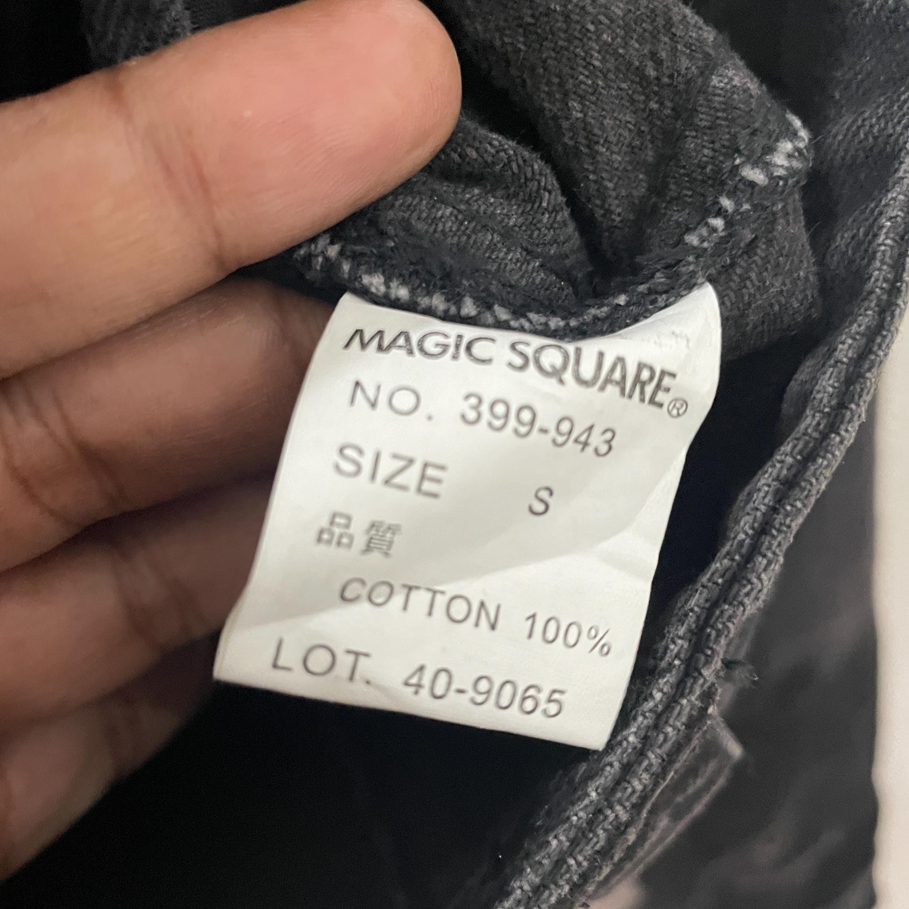 Vintage Y2k Magic Square Bikers Jacket Vintage Y2k Magic Square 