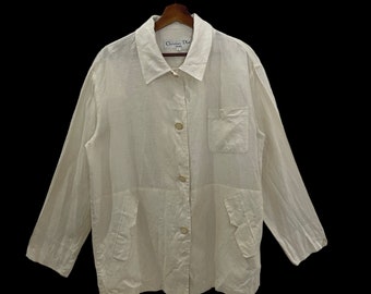 Chaqueta vintage de Christian Dior. Chaqueta deportiva vintage de Christian Dior. Chaqueta deportiva vintage de Christian Dior con botones. Talla L.