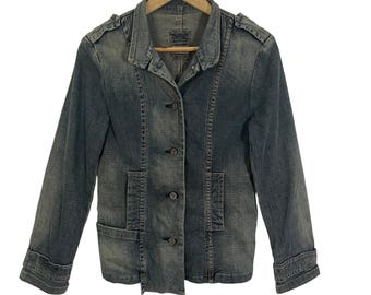 Chaqueta vintage Marithe Fancois Girboud Chaqueta vaquera vintage Marithe Fancois Girboud con botones Talla M