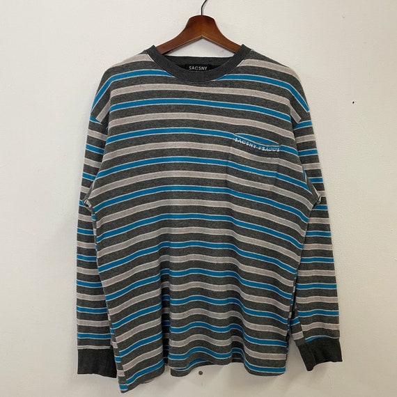 Yohji Yamamoto, Vintage Saccsny Y’saccs By Yohji Yamamoto Tee Vintage Saccsny Y’saccs By Yohji Yamamoto Long Sleeve Tee Vintage Saccsny Y’saccs Pullover Tee