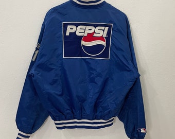 PEPSIロゴジャケット Vintage Pepsi Jacket Vintage Y2K Pepsi MLB Embroidery Big