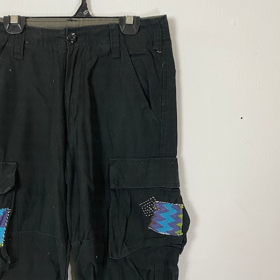 Unbraded Utility Multipocket Patchwork Sashiko Ca… - image 3