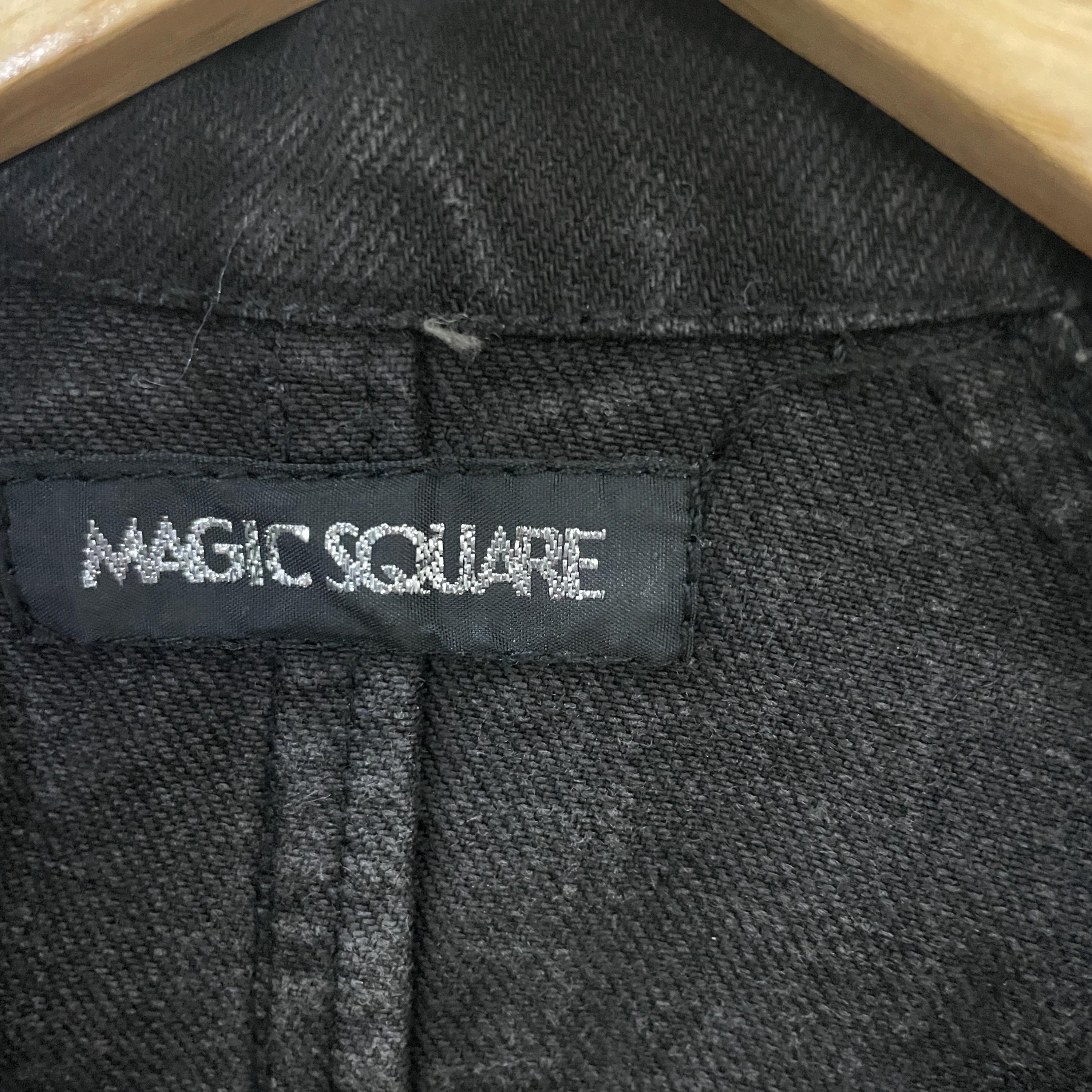 Vintage Y2k Magic Square Bikers Jacket Vintage Y2k Magic Square 