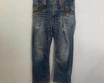 Vintage Edwin Cowboy Denim Vintage Edwin Cowboy Distressed Denim W36