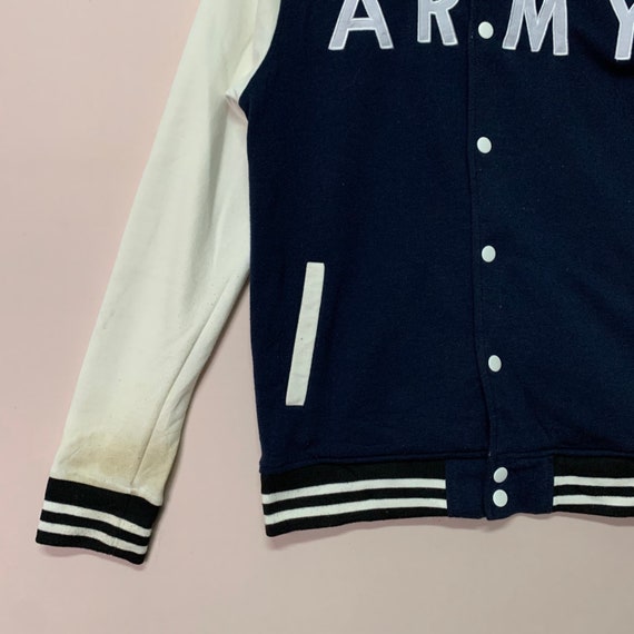 Apache Vintage Army Varsity Jacket Apache Vintage… - image 5