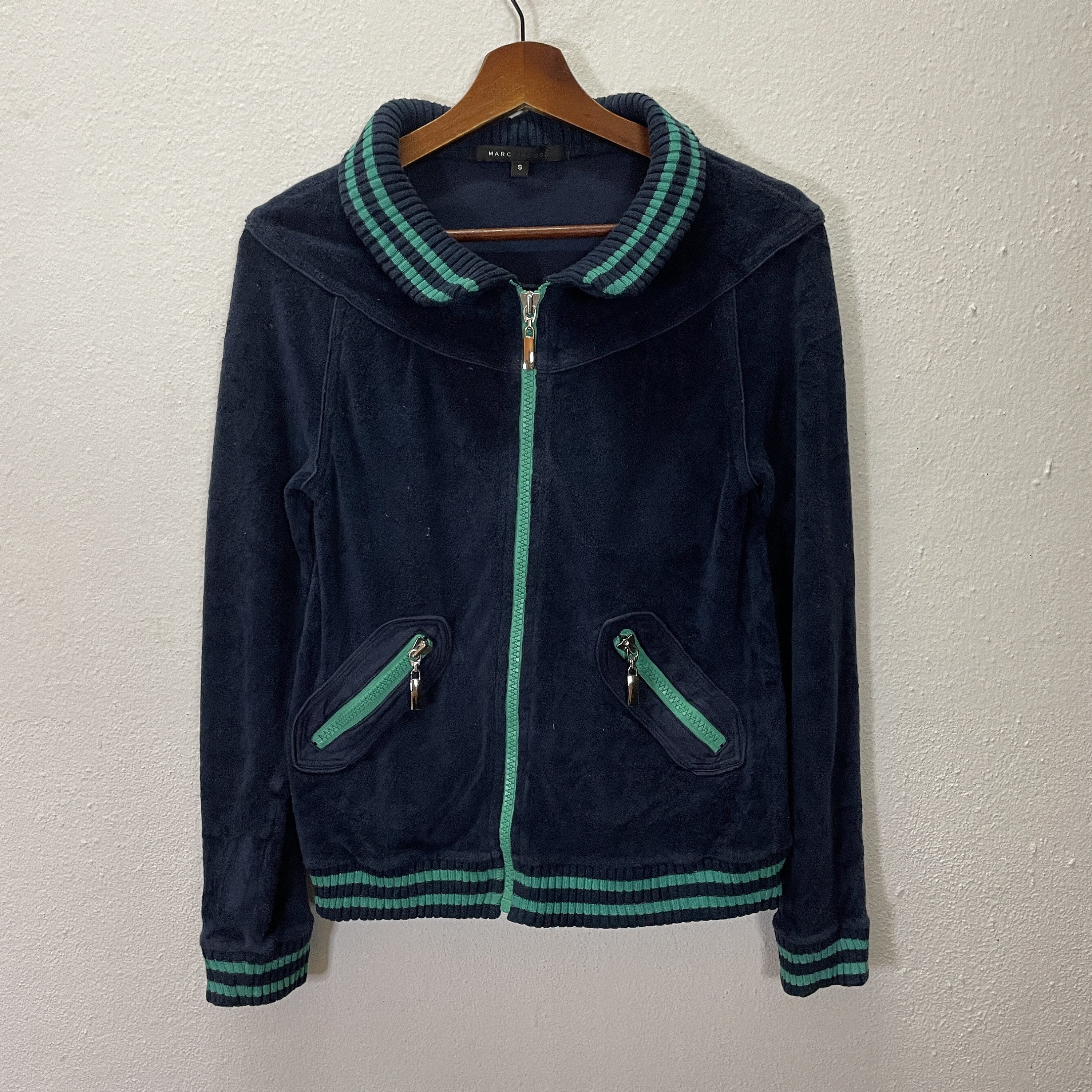 Marc Jacobs, Vintage Marc Jacobs Women Sweater Vintage Marc Jacobs Zipper Ups Sweater Vintage March Jacob Jacket Size S Women