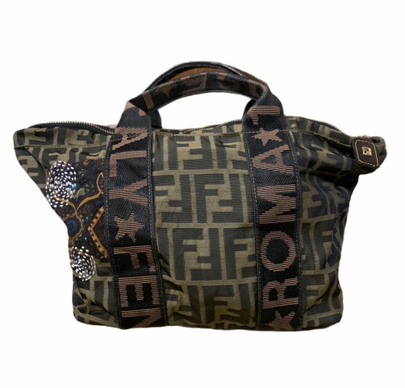 Fendi Mini tote bag SASHIKO style