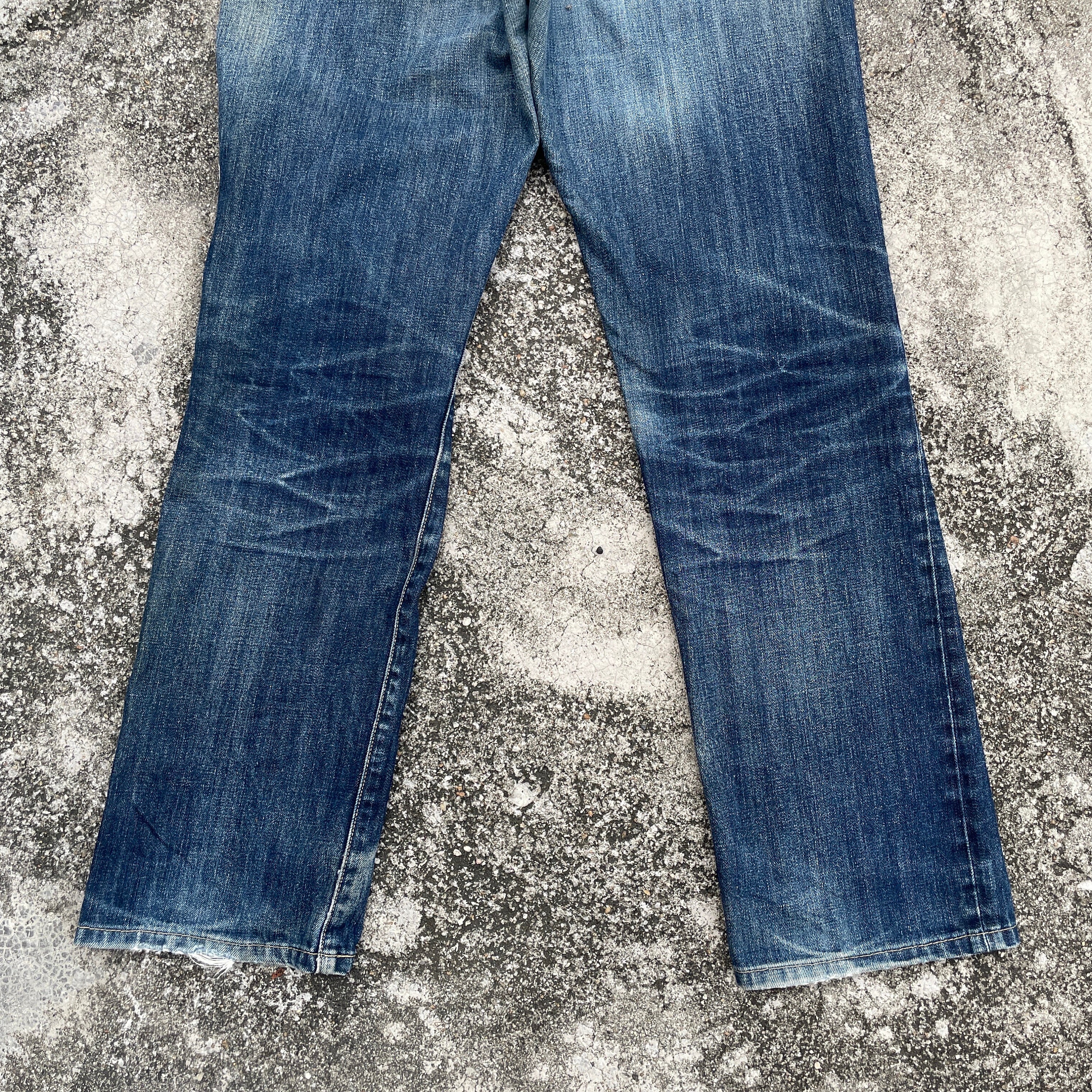 【希少】ユニクロ ALL MADE IN JAPAN JEANS W34 Vintage Japanese Designer Denim Vintage Japanese Designer Uniqlo