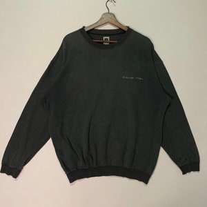 Vintage 90s Kansai Yamamoto Faded Sweatshirt Vintage Kansai Yamamoto Crewneck Plain Sweatshirt Sweater Saiz XL