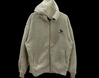 [MARK GONZALES] SIGN LOGO SHERPA ZIP-UP JACKET★フリース Vintage Mark Gonzales Jacket Vintage Mark Gonzales Fleece