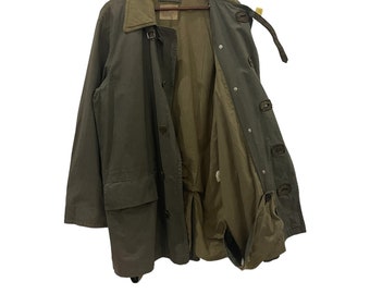 Vintage Helmut Lang Military Work Parka Designer Archive Utility