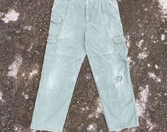 Pantaloni cargo vintage 5.11 Tactical Multipocket Distressed Utility Cargo Pants W35