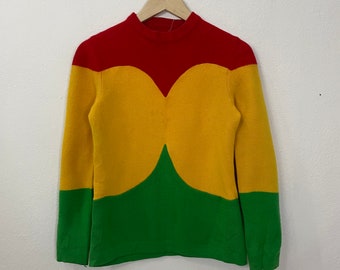 Vintage Unbranded Multicolor Knitwear Vintage Unbranded Crewneck Knitwear Vintage Unbranded Pullover Knitwear Size M Women