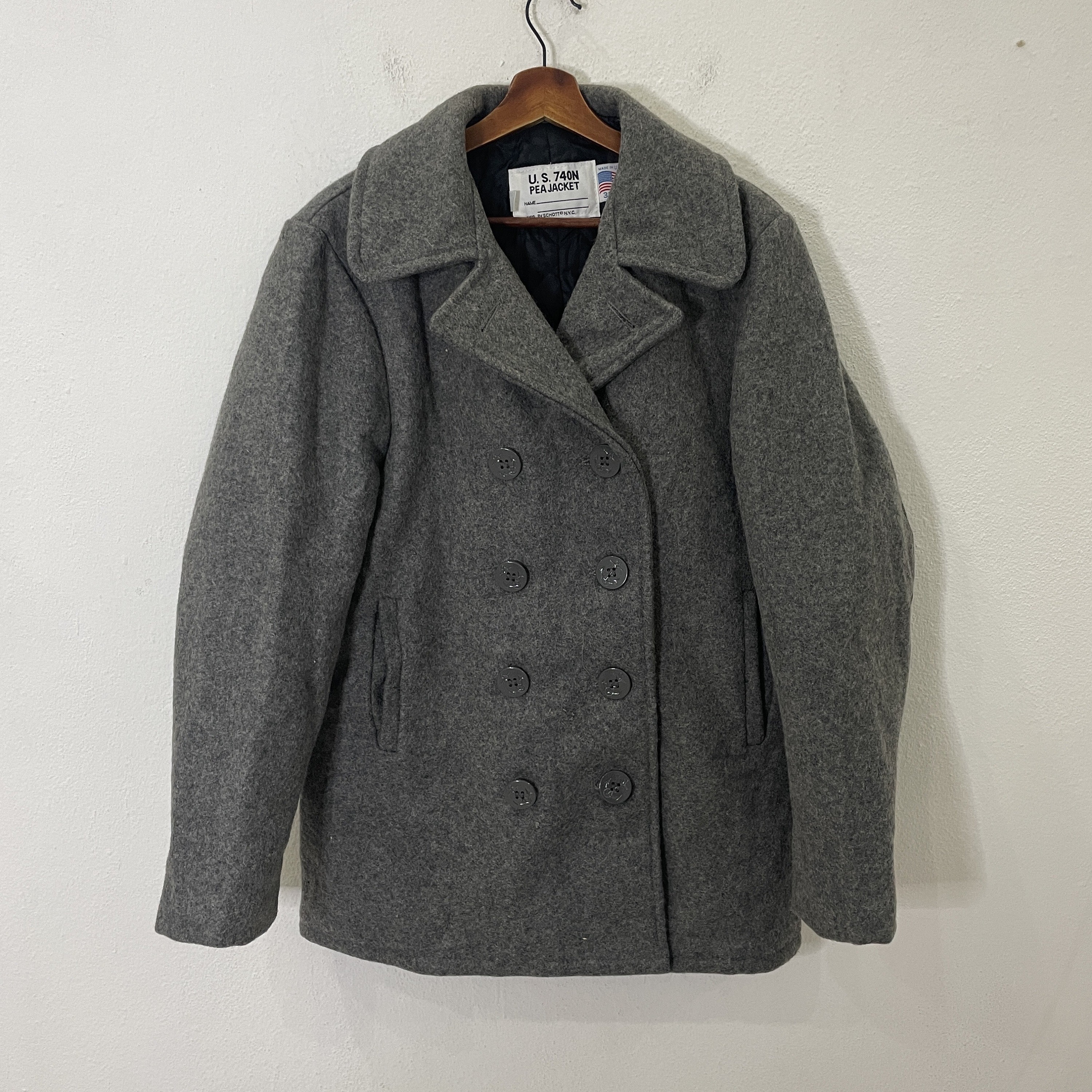 Schott Pea Coat 740n - Etsy