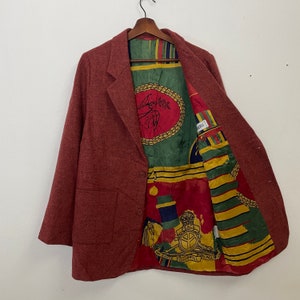 Vintage Icebergh Wool Jacket Coat Vintage Icebergh Jacket Vintage Icebergh Coat Size M