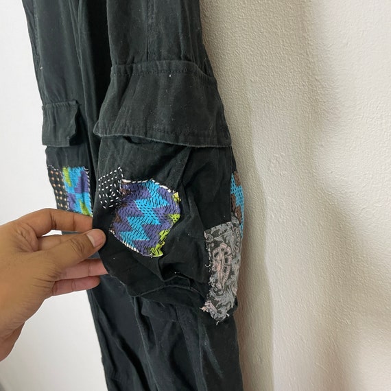 Unbraded Utility Multipocket Patchwork Sashiko Ca… - image 5