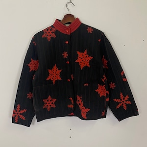 Vintage Issey Miyake Snow Flake Motive Button Ups Jacket Vintage Issey Sports Issey Miyake Jacket Size M