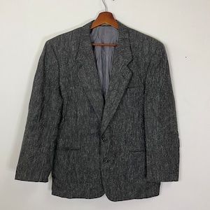 vintage Yves Saint Laurent blazer manteau veste Vintahe manteau en laine Yves Saint Laurent veste taille M