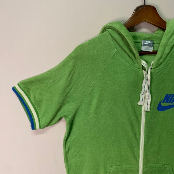 Vintage Nike Sweater Vintage Nike Zipper Ups Hood… - image 3