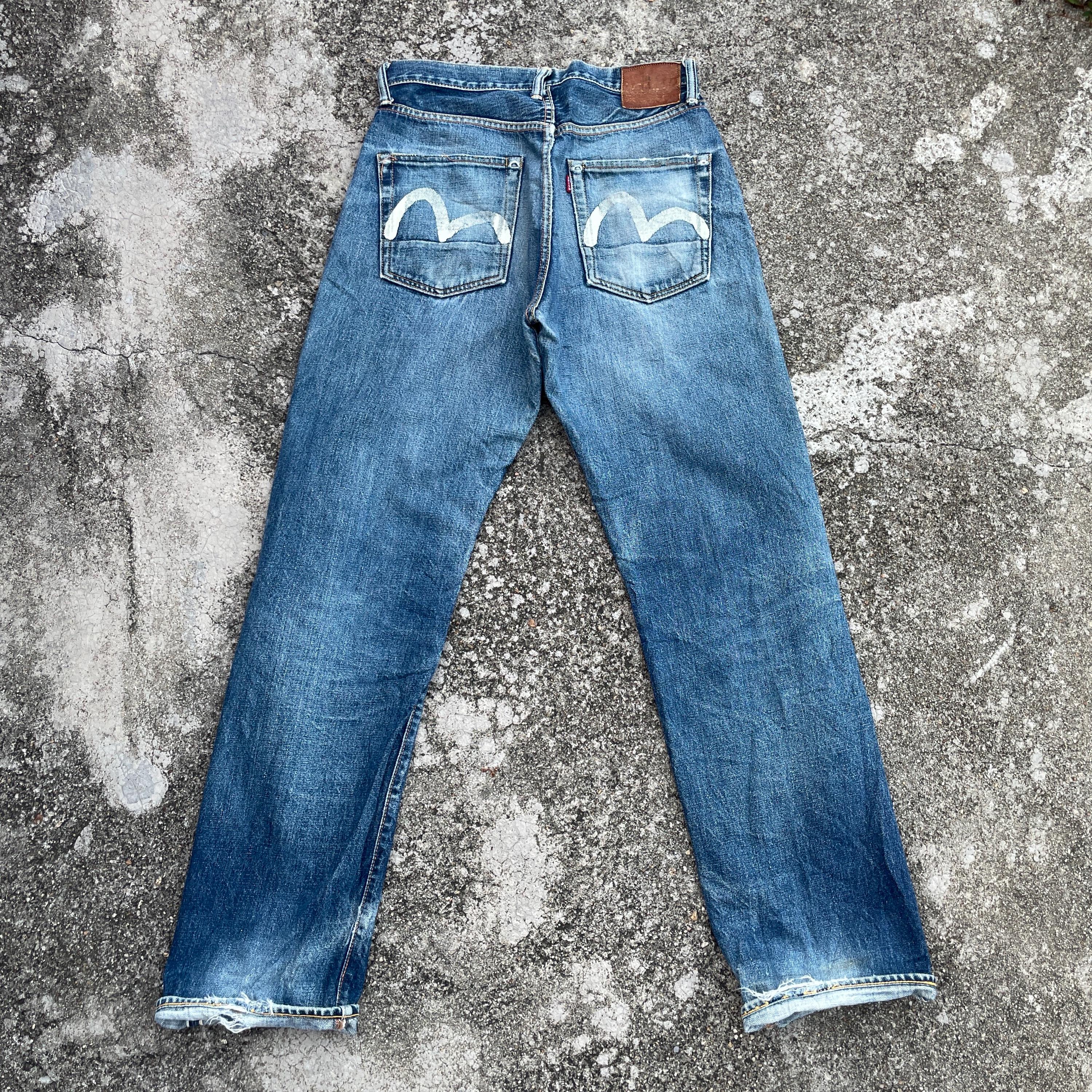 Vintage Evisu Distressed Denim Vintage Evisu Distressed Denim 