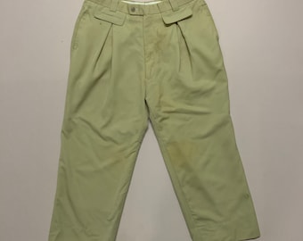 パンツ 90s Christian Dior tuck wide chino pants 1990s Christian Dior Neon Graffiti Pants – Vintage by Misty