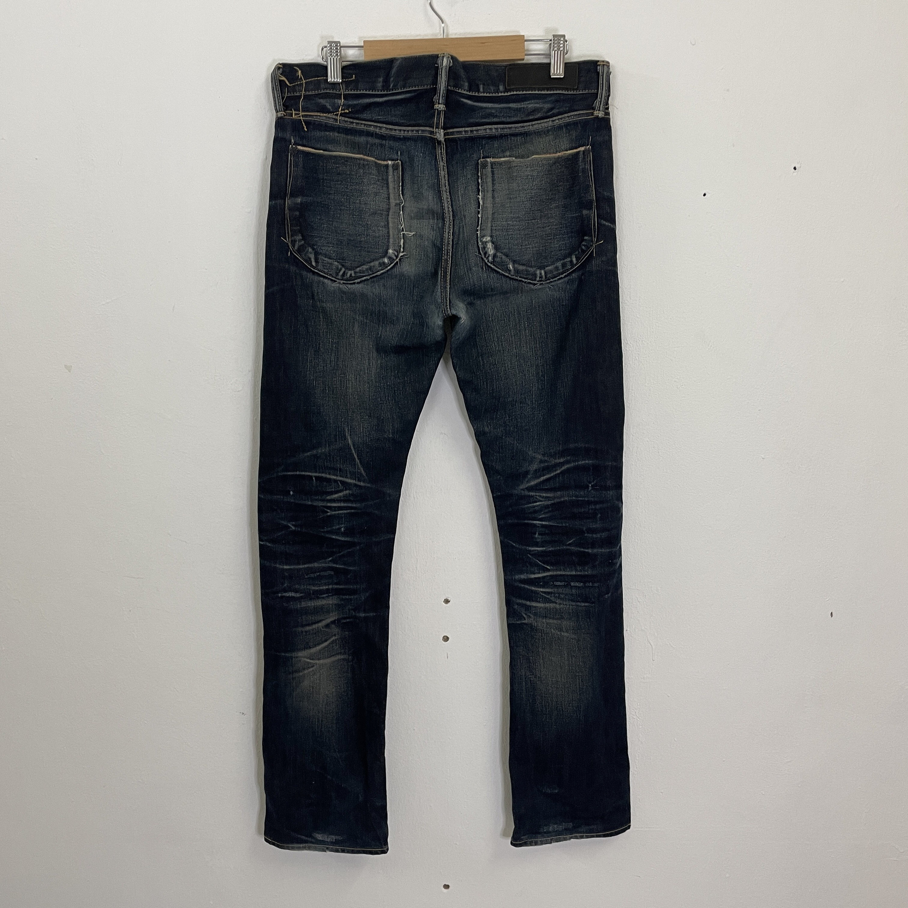 Vintage Kuro Selvedge Distressed Denim Jeansvintage Kuro - Etsy Singapore