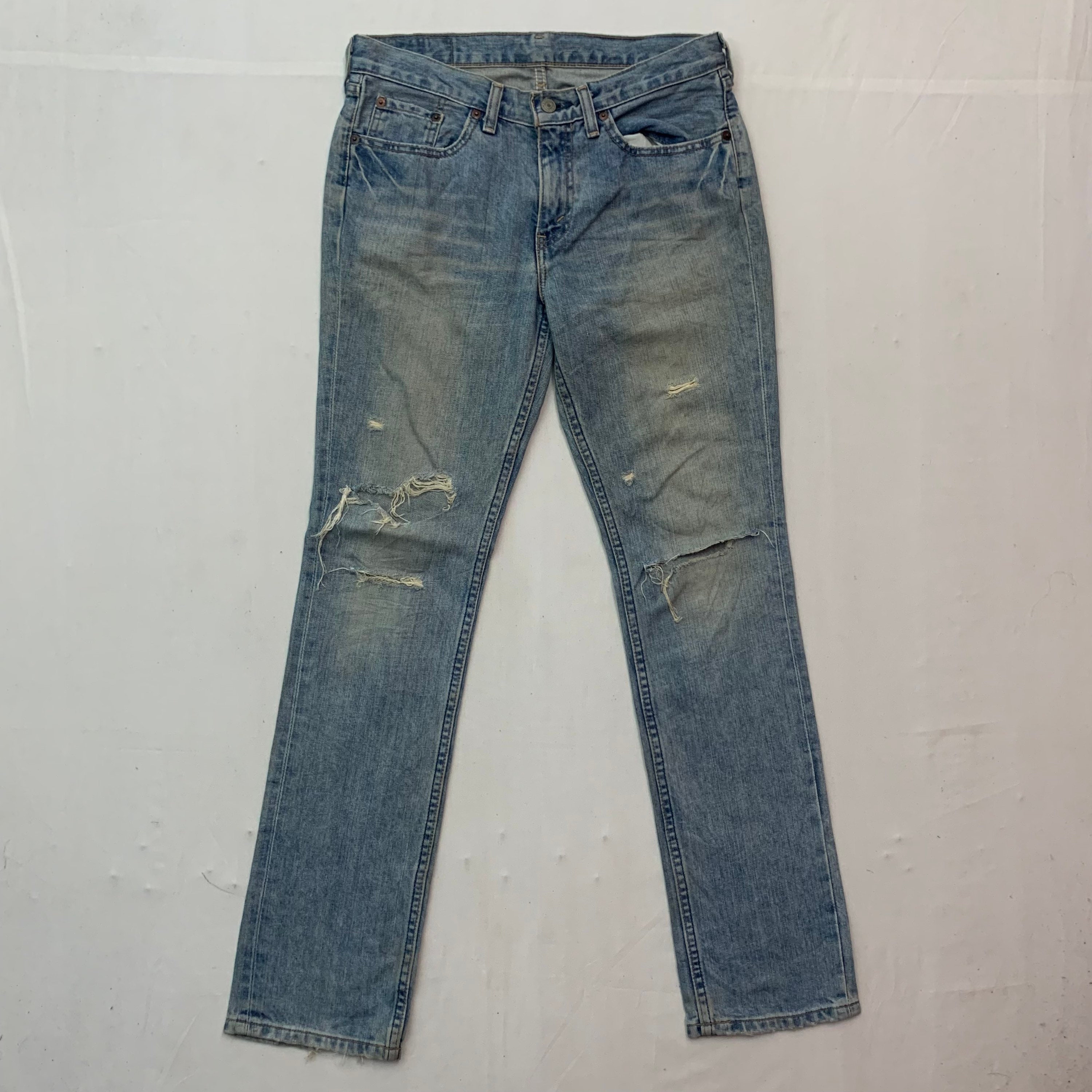 Vintage Levis 502 Kurt Cobain Style Denim Jeans Vintage Levis 502 Distressed Denim Jeans W31 Etsy Espana