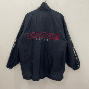 Vintage Karl Kani Sports Windbraker Jacket Vintage Karl Kani Sports Zipper Ups Jacket Vintage Karl Kani Big Logo Jacket Size XL
