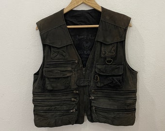 Kamizelka taktyczna Sił Powietrznych Armii USA w stylu vintage Kamizelka taktyczna Sił Powietrznych Armii USA w stylu vintage Kamizelka taktyczna Sił Powietrznych Armii USA z wieloma kieszeniami, rozmiar M