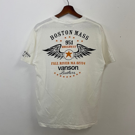 Vanson, Vintage Vanson Big Logo Short Sleeve Tee Vintage Vanson Crewneck Plain Tee Vintage Vanson Pullover Tee Size S