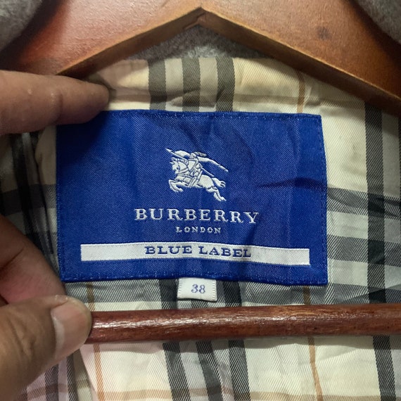 Vintage Burberry Blue Label Trench Coat Vintage B… - image 8