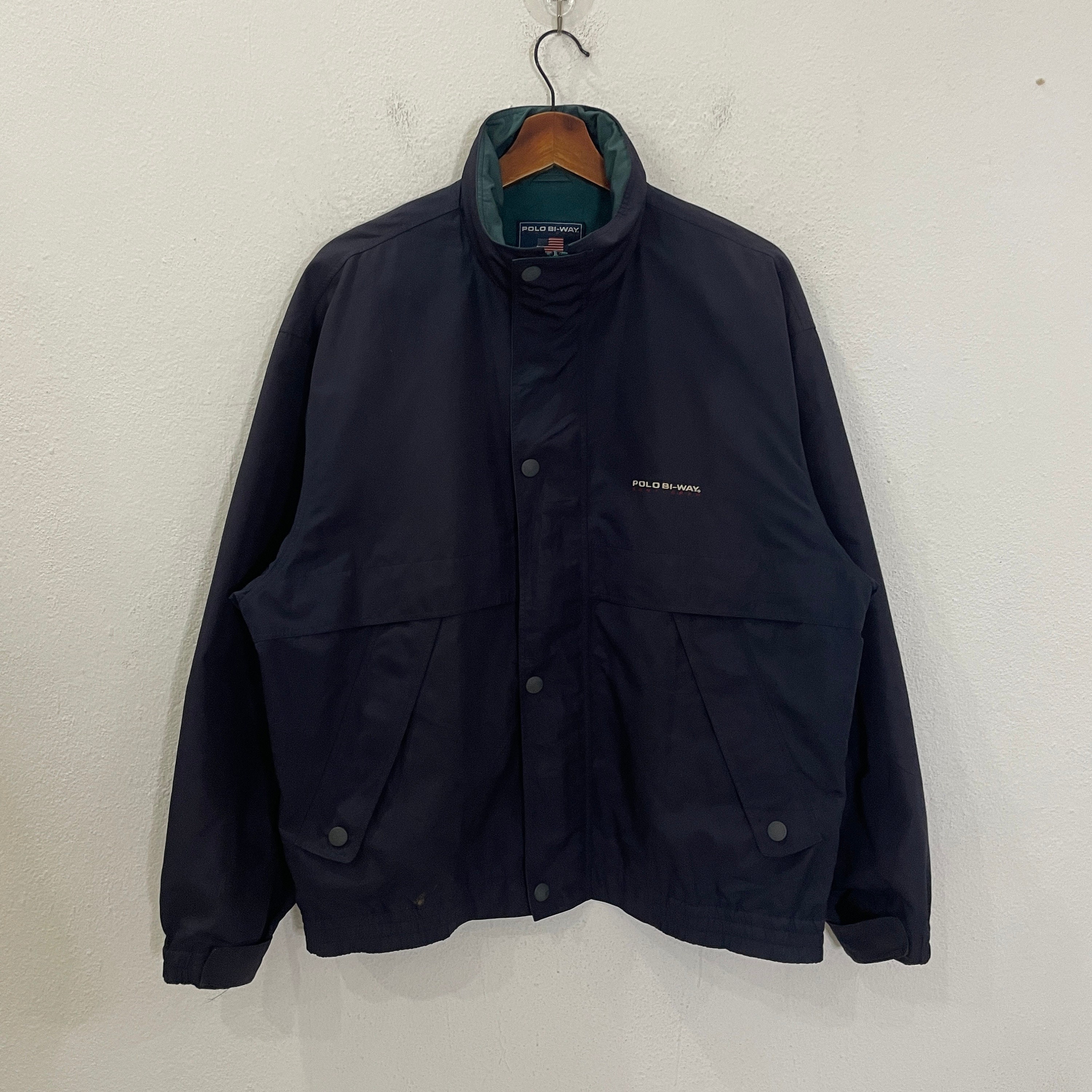 Vintage Polo Bi-way Jacker Vintage Polo Bi-way Zipper Ups Vintage Polo Bi-way Jacker Vintage Polo Bi-way Zipper Ups